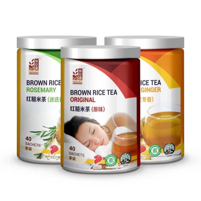 Highlanders Brown Rice Tea 40s Combo