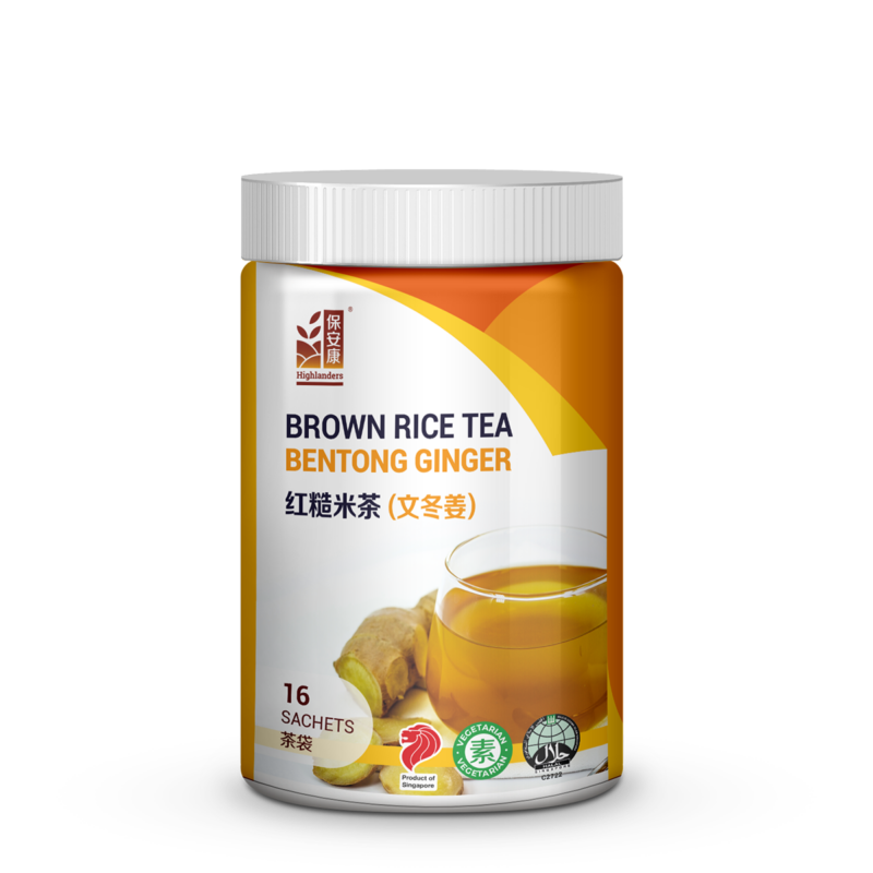 Highlanders Brown Rice Tea 16s - Bentong Ginger