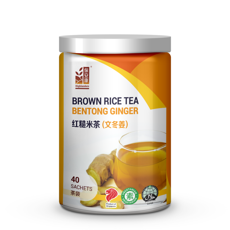 Highlanders Brown Rice Tea 40s - Bentong Ginger