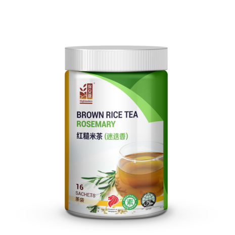 Highlanders Brown Rice Tea 16s - Rosemary